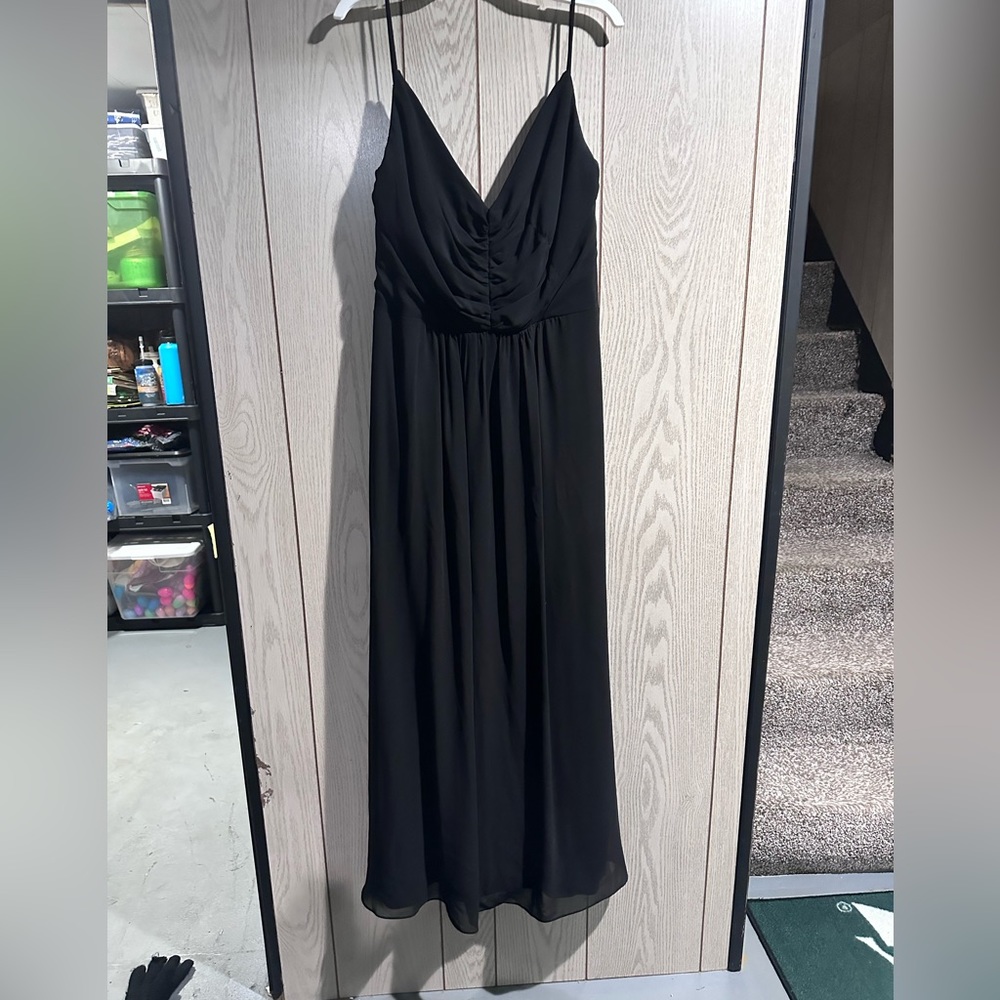 #Levkoff Bridesmaid Dress - Black  RN 82955